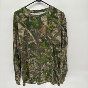 Red Head True Timber Camouflage Long Sleeve Shirt Pullover‎  Camo Men Large